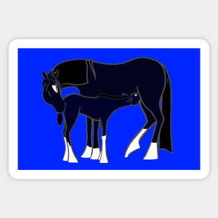 Mare and Foal 4 Sticker